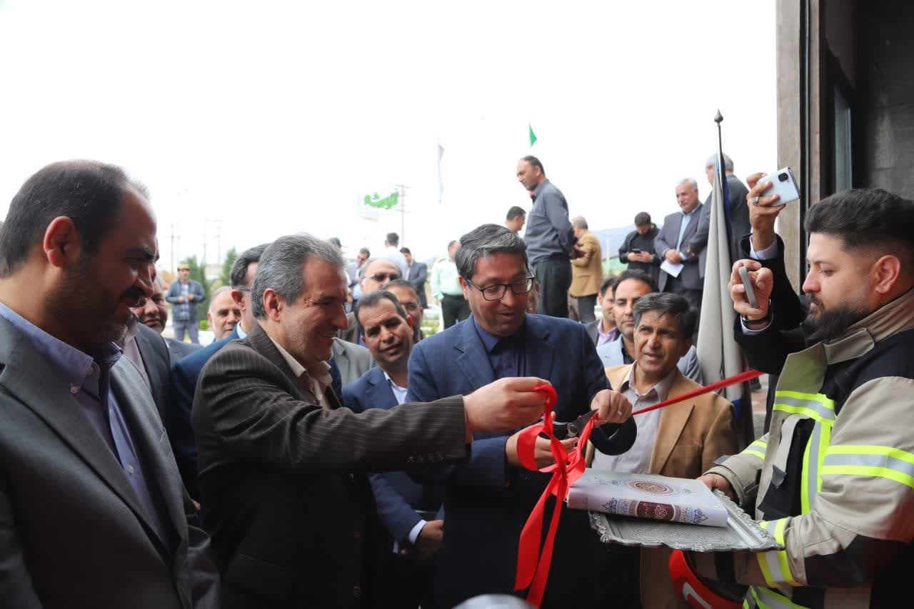 افتتاح طرح های تجمیعی شهرک صنعتی خیام