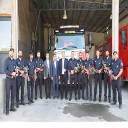 آتش نشانان شهرک صنعتی خیام تقدیر شدند